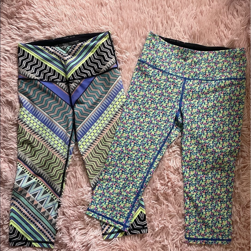 Two VSX Capri Leggings